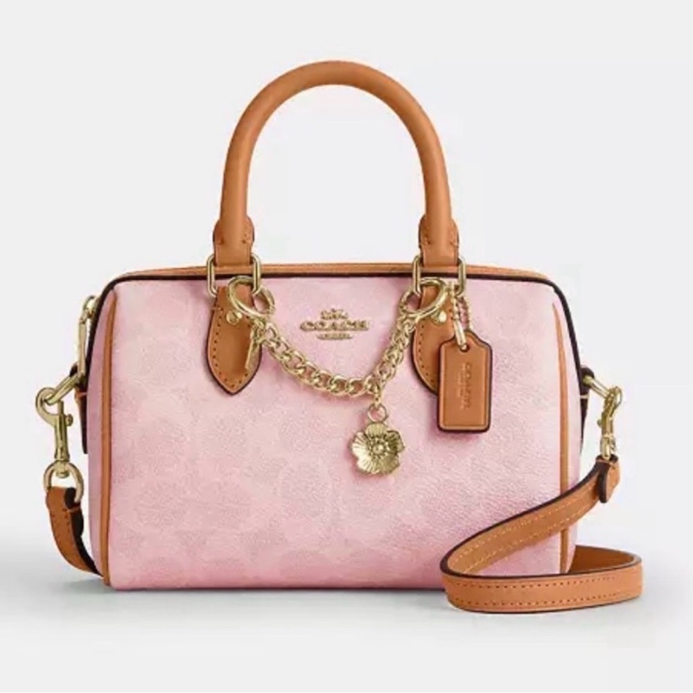 Coach Powder Pink Mini Rowan